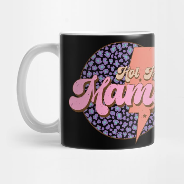 Hot Mess Mama retro distressed design by BAB